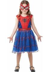 Costume de fille araigne pour enfants Taille S