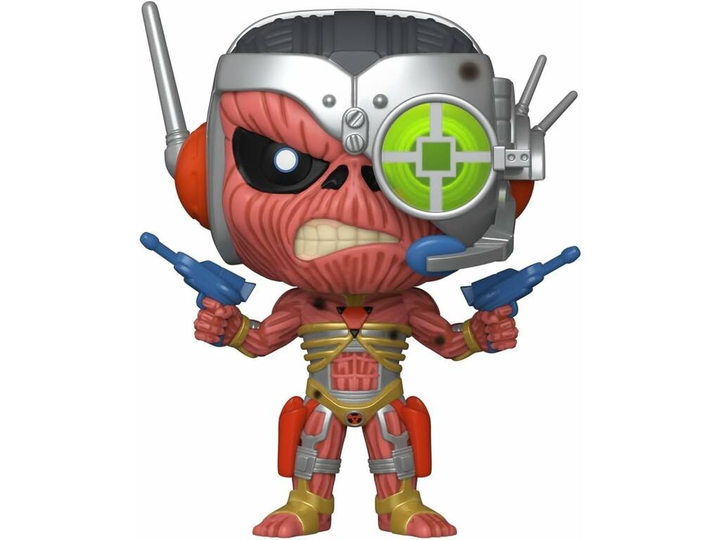 Funko Pop Rocks Iron Maiden Figura Cyborg Eddie