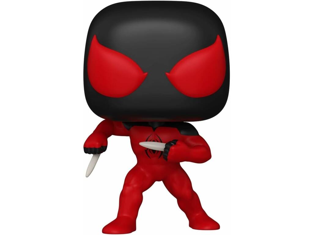 Funko Pop Marvel Figura Scarlet Spider Kaine com Cabeça Oscilante