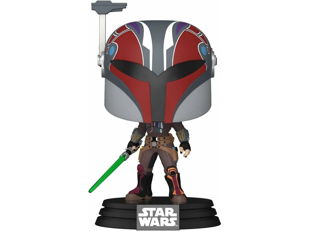 Funko Pop Star Wars Ahsoka Figura Sabine Wren con Cabeza Oscilante