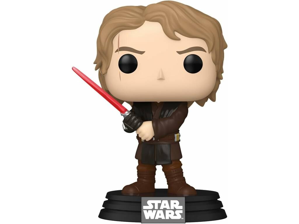 Funko Pop Star Wars Ahsoka Figura Anakin Skywalker com Cabeça Oscilante