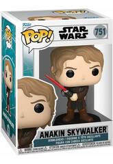 Funko Pop Star Wars Ahsoka Figura Anakin Skywalker com Cabea Oscilante