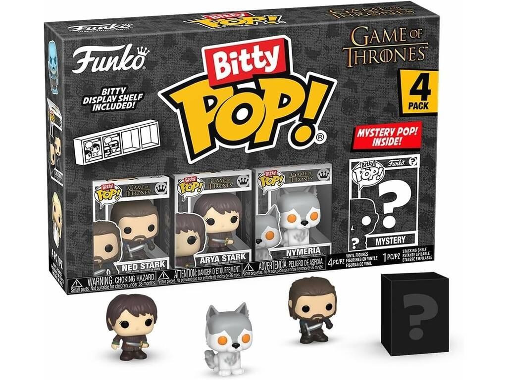 Funko Pop Bitty Game of Thrones 4 Pack Mini Figures avec Ned Stark