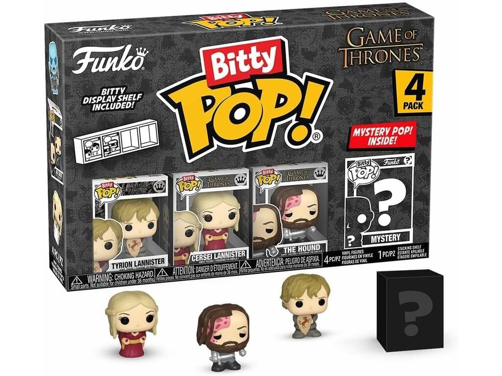 Funko Pop Bitty Juego de Tronos Pack 4 Mini Figuras con Tyrion Lannister