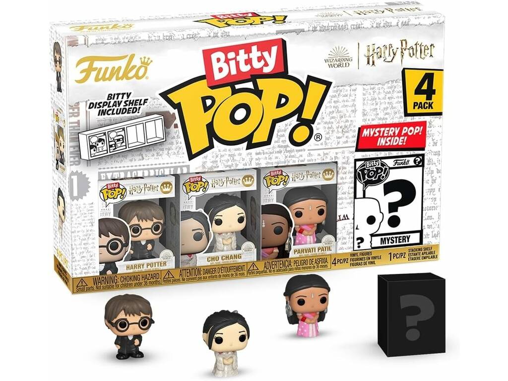 Funko Pop Bitty Harry Potter Pack 4 Mini Figuras con Harry Potter