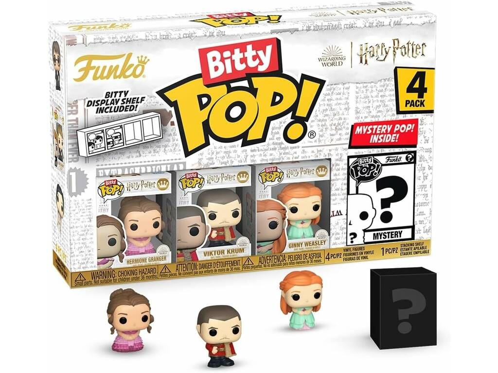 Funko Pop Bitty Harry Potter Pack 4 Mini Figuras con Hermione Granger