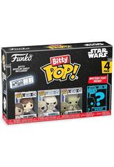 Funko Pop Bitty Star Wars Pack 4 Mini Figuras con Han Solo