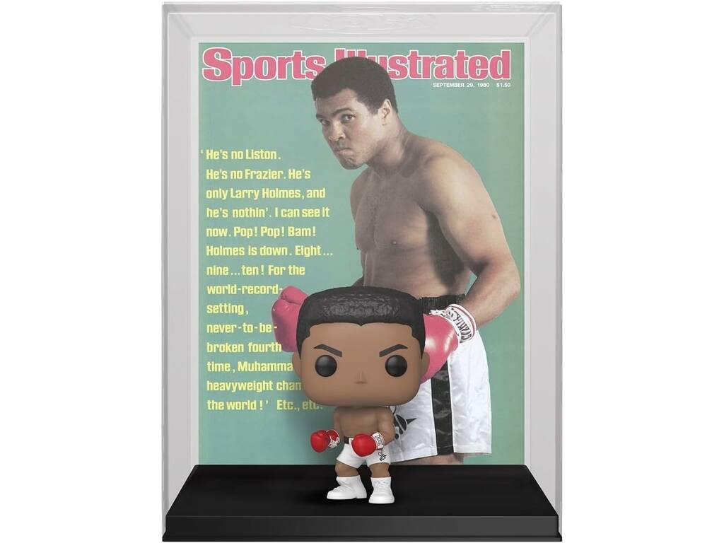 Funko Pop Sports Illustrated Figura Muhammad Ali con Portada