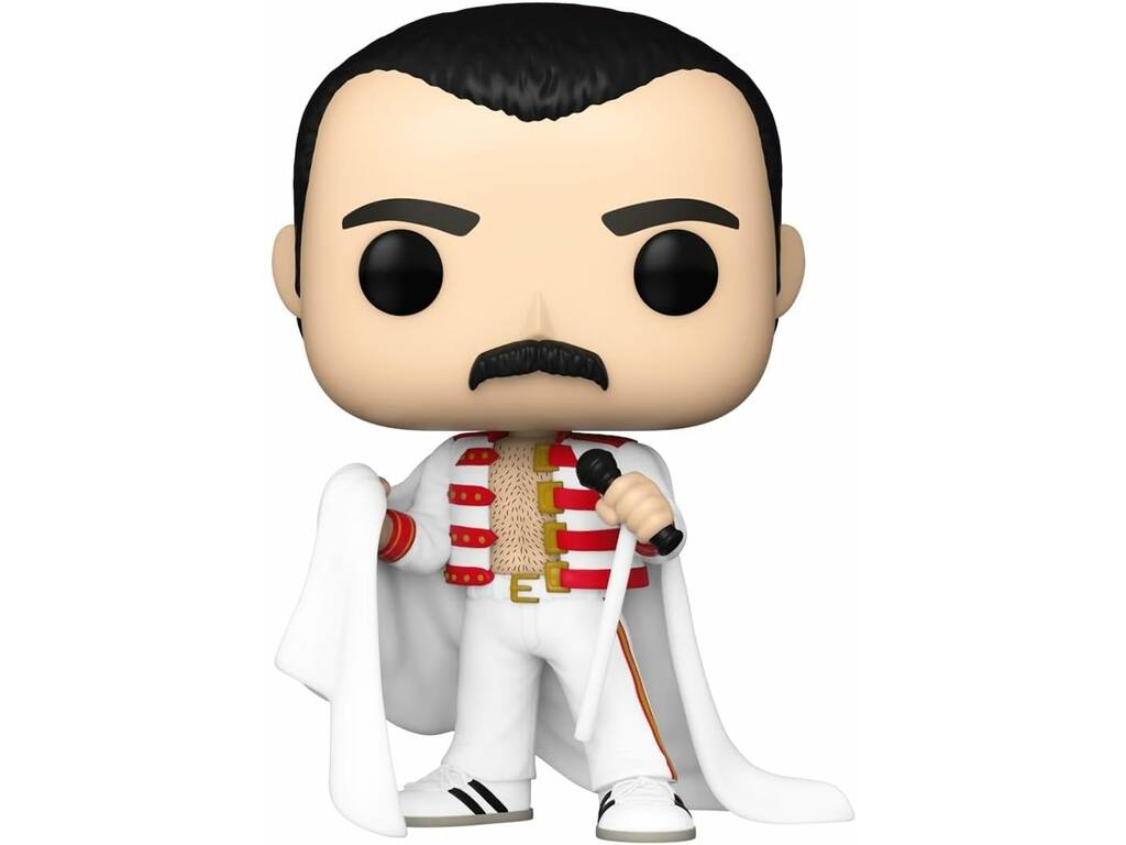 Funko Pop Rocks Queen Figura Freddie Mercury con mantello