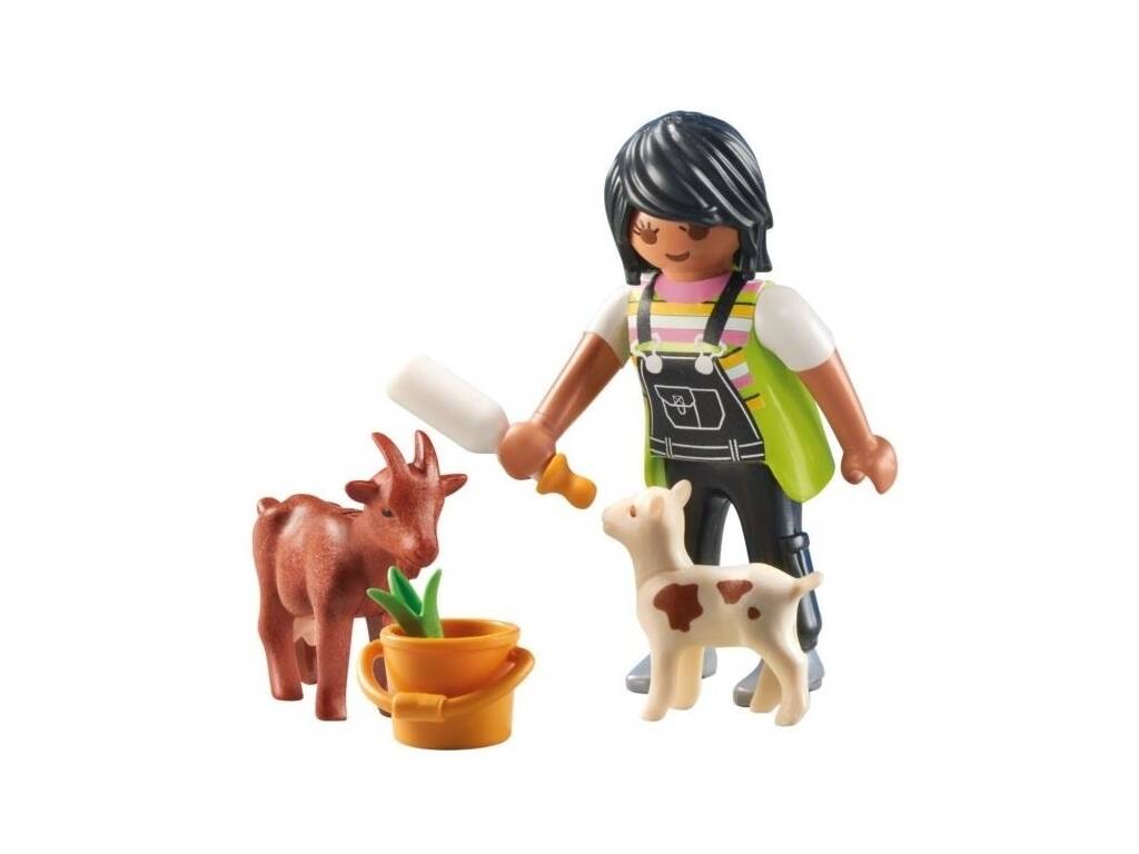 Playmobil Special Plus Femme avec chèvres