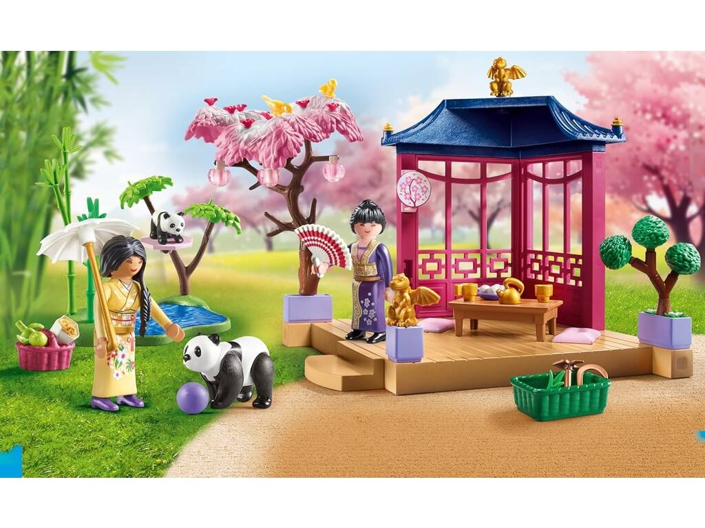 Playmobil Promo Pack Giardino Asiatico con Panda