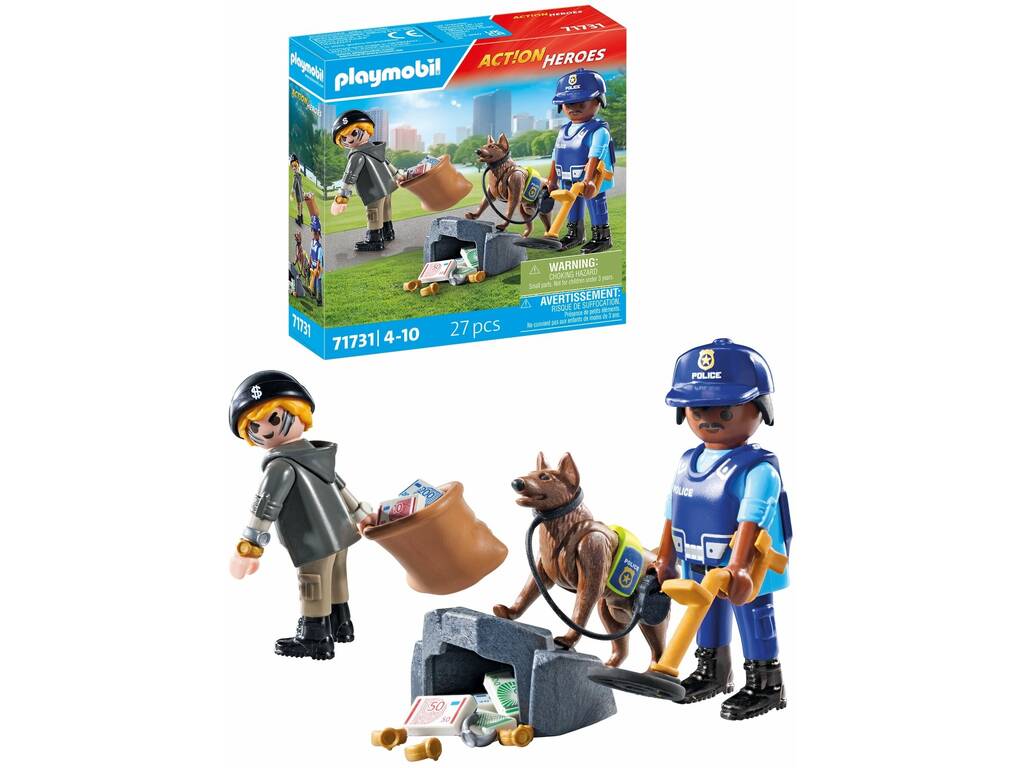 Playmobil Action Heroes Busca Policial