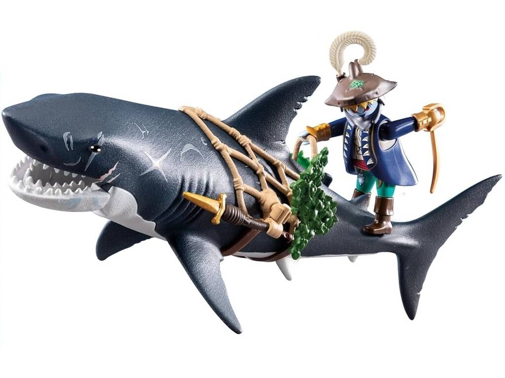 Playmobil Pirates Tubarão Gigante com Pirata