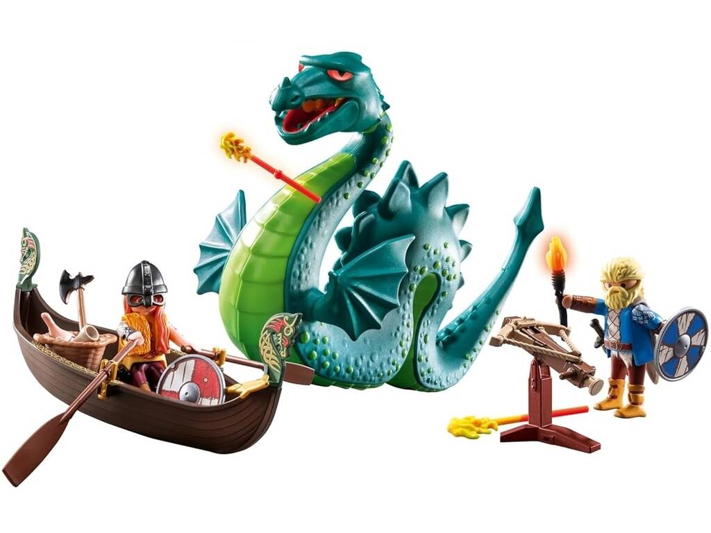 Playmobil Promo Packs Vikings avec monstre marin