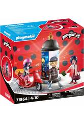 Playmobil Miraculous Ladybug Scooter Ride in Paris