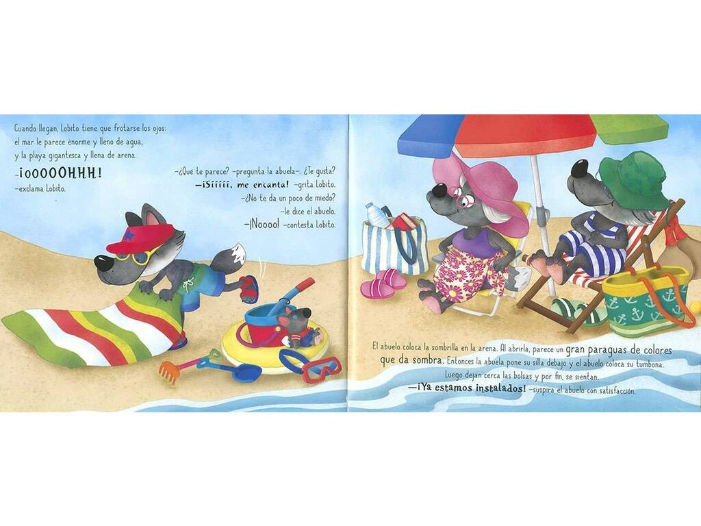 Livre Les aventures de Lobito va à la plage