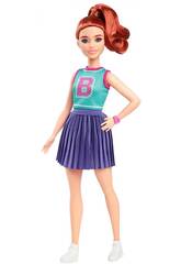 Poupe Barbie Fashionista avec look de pom-pom girl