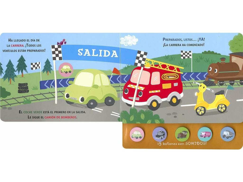 Livre 5 Sons La course aux boutons