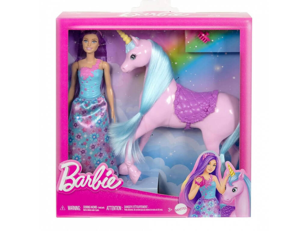 Barbie et sa licorne