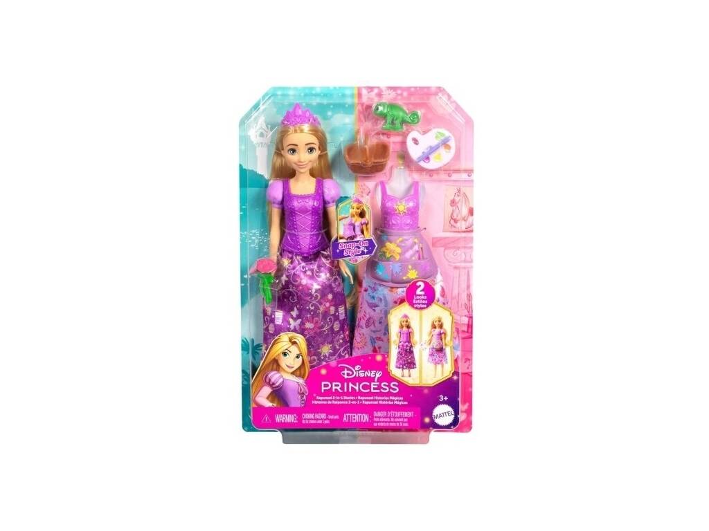 Princesas Disney Boneca Rapunzel Histórias de Rapunzel 2 em 1