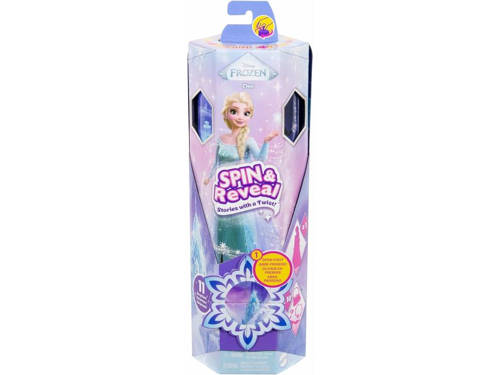 Disney Frozen Spin & Reveal Boneca Elsa com Surpresas