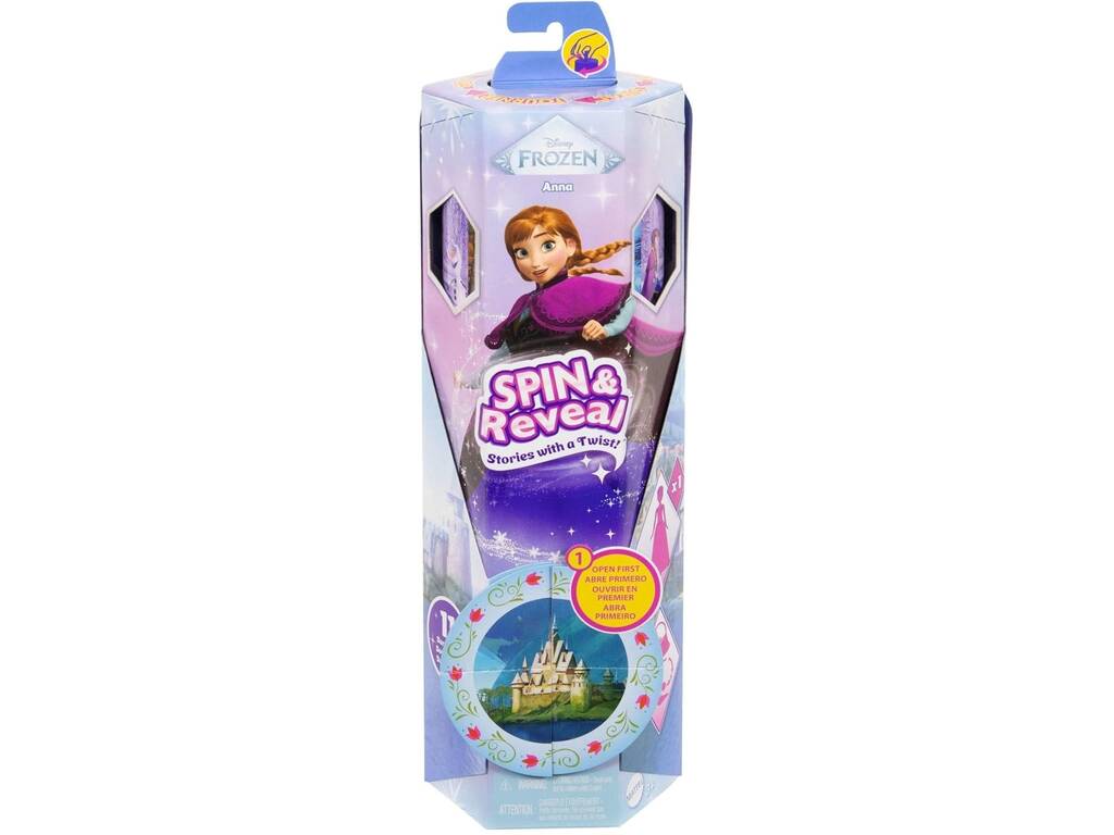 Disney Frozen Spin & Reveal Boneca Anna com Surpresas