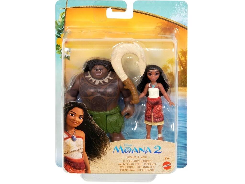 Vaiana 2 Ocean Adventures Pack avec Vaiana et Maui