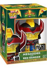 Funko Pop Bitty Bot Power Rangers Figura Megazord con Power Ranger Rosso