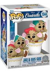 Funko Pop Disney Cinderela 75 Aniversrio Figura Jaq e Gus Gus em Taa