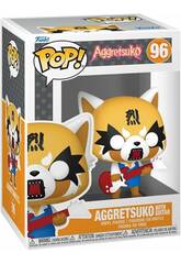 Funko Pop Aggretsuko By Sanrio Figura Aggretsuko com Guitarra