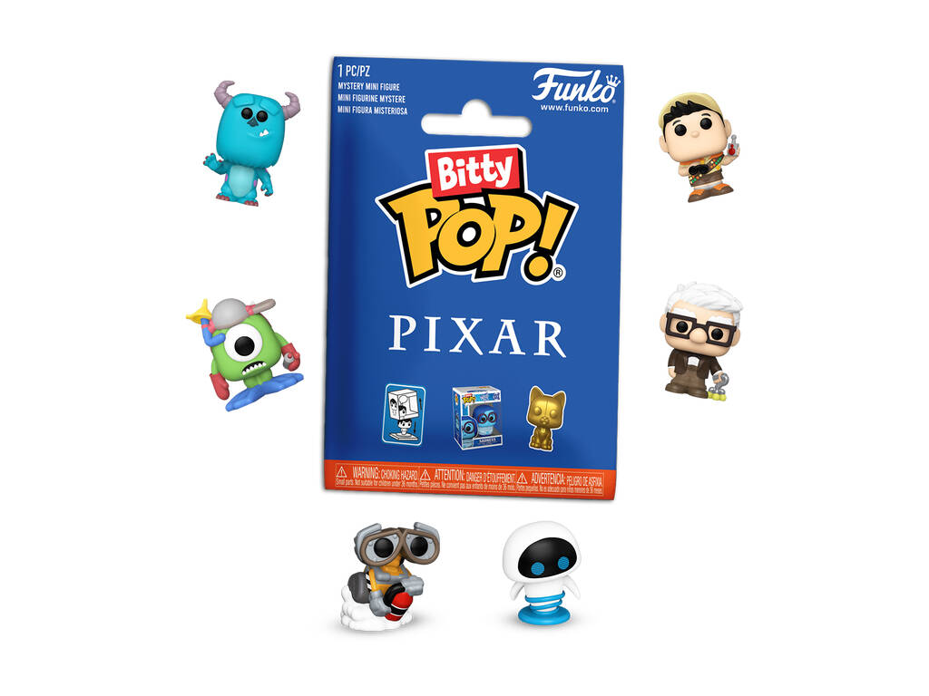 Funko Bitty Pop Pixar Sobre con Figura Sorpresa