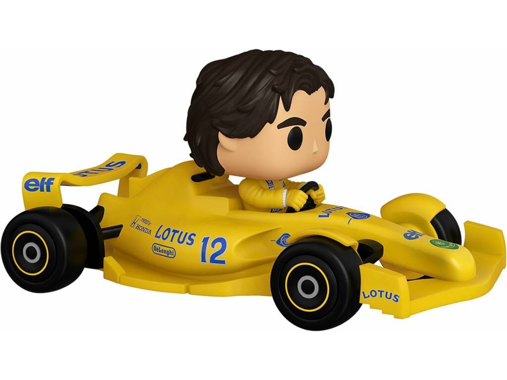 Funko Pop Rides Senna Figure Ayton Senna avec véhicule F1 Lotus