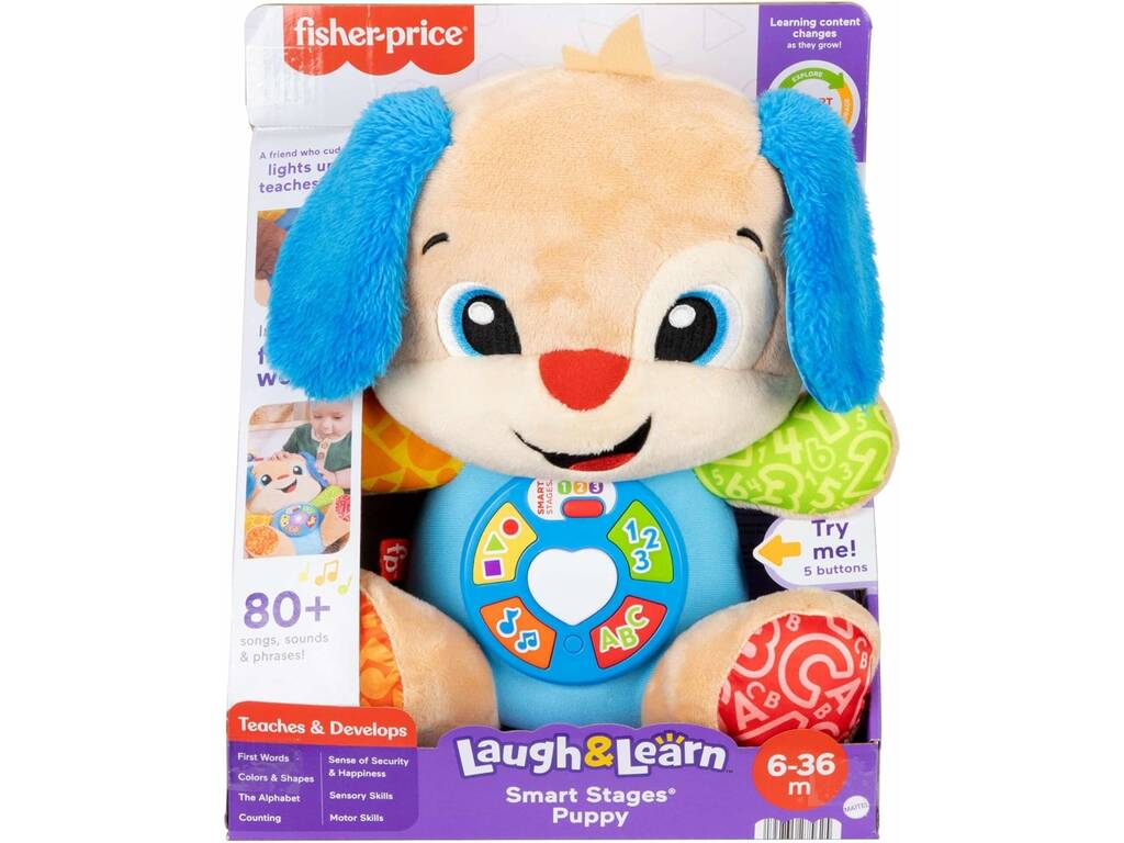 Fisher Price Smart Stages Interactive Laugh and Learn Puppy Plush Toy