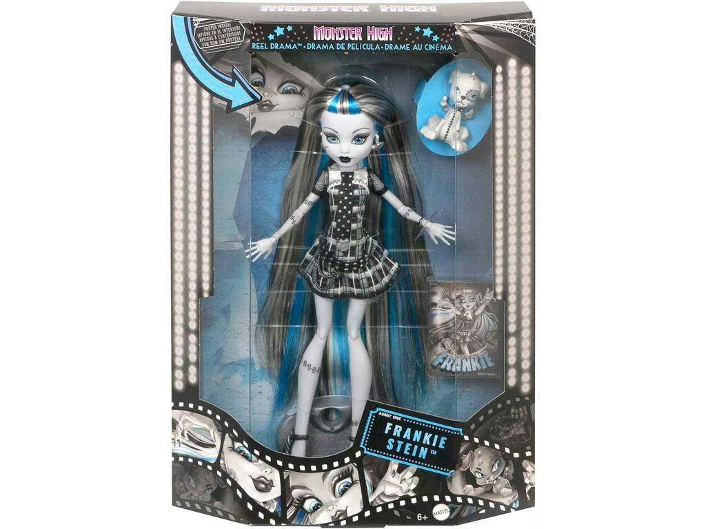 Monster High Reel Drama Muñeca Frankie Stein