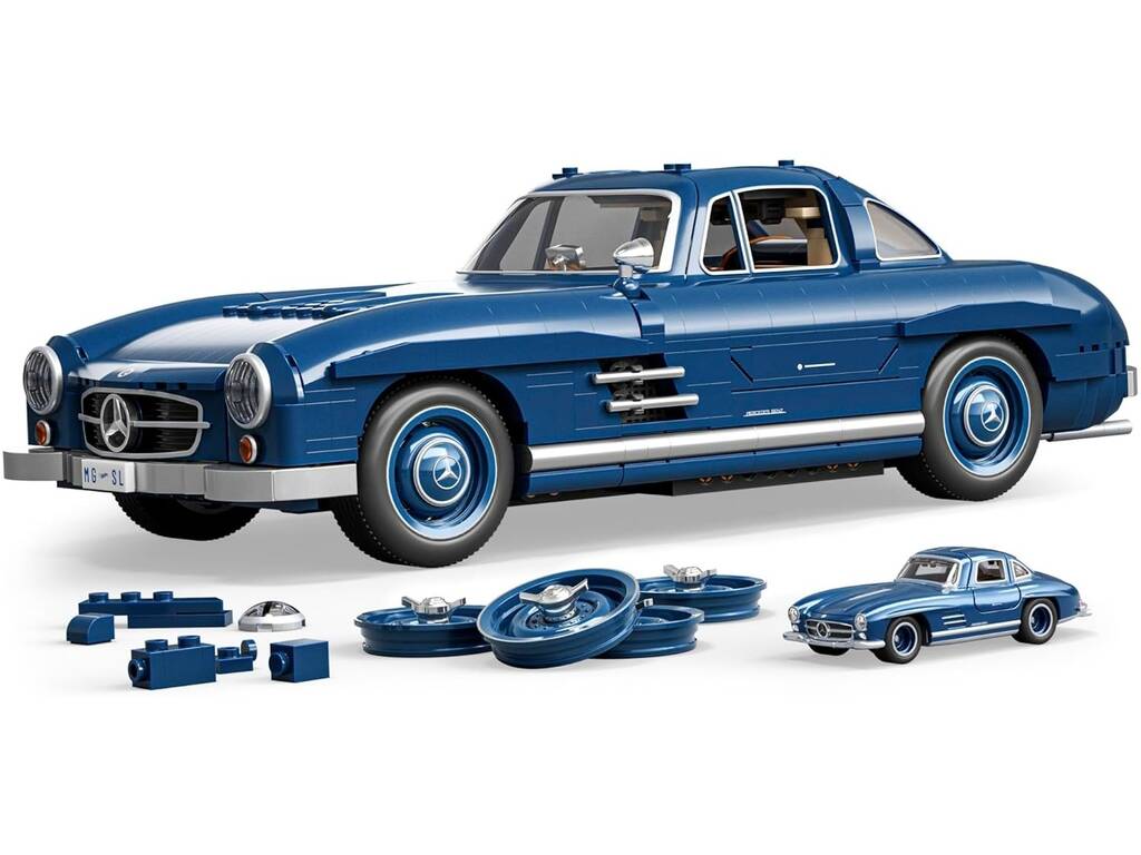 Hot Wheels Premium Series Mercedes Benz 300 SL Ensemble de construction avec véhicule