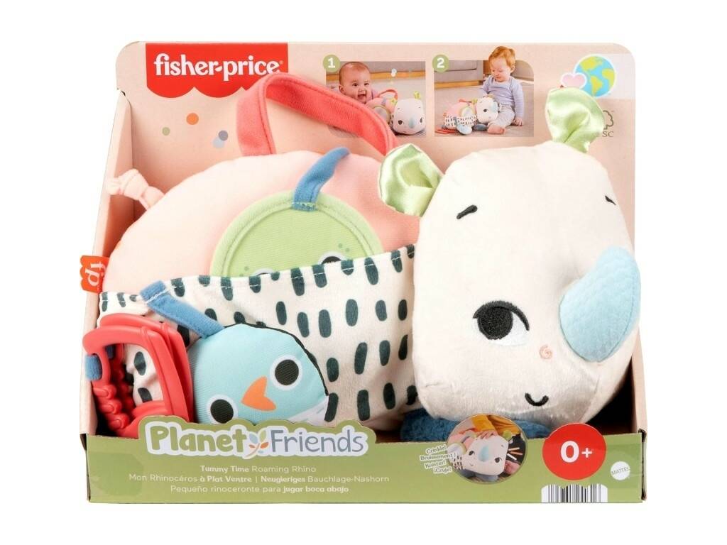 Fisher Price Planet Friends Petit rhinocéros pour jouer à l'envers