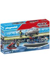 Playmobil Police Poursuite dans l'eau