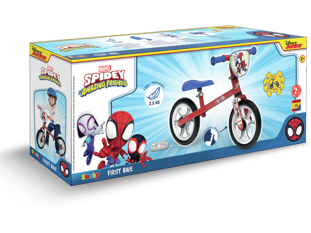 Bicicletta cavalcabile First Bike Spidey and His Amazing Friends