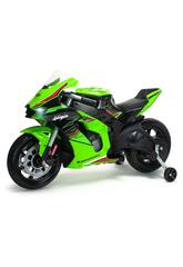Moto a Batería Kawasaki Ninja ZX R10 Verde de 12V