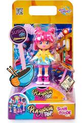 Pinypon Top Sushi Foodie Girl Mueca con Accesorios