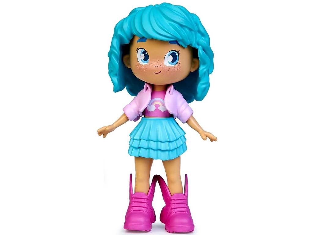 Pinypon Top Bubble Tea Foodie Girl Doll avec accessoires