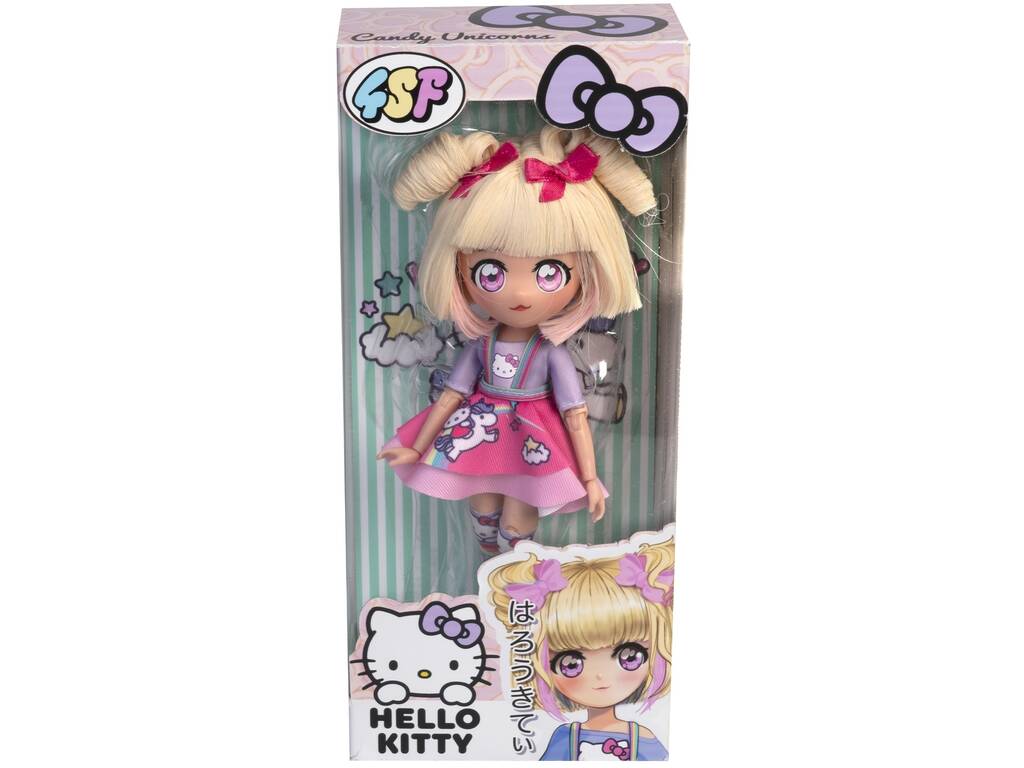 Poupée Hello Kitty Super Fans 20 cm Candy Unicorns