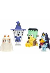 Bluey Pack de 4 Figuras