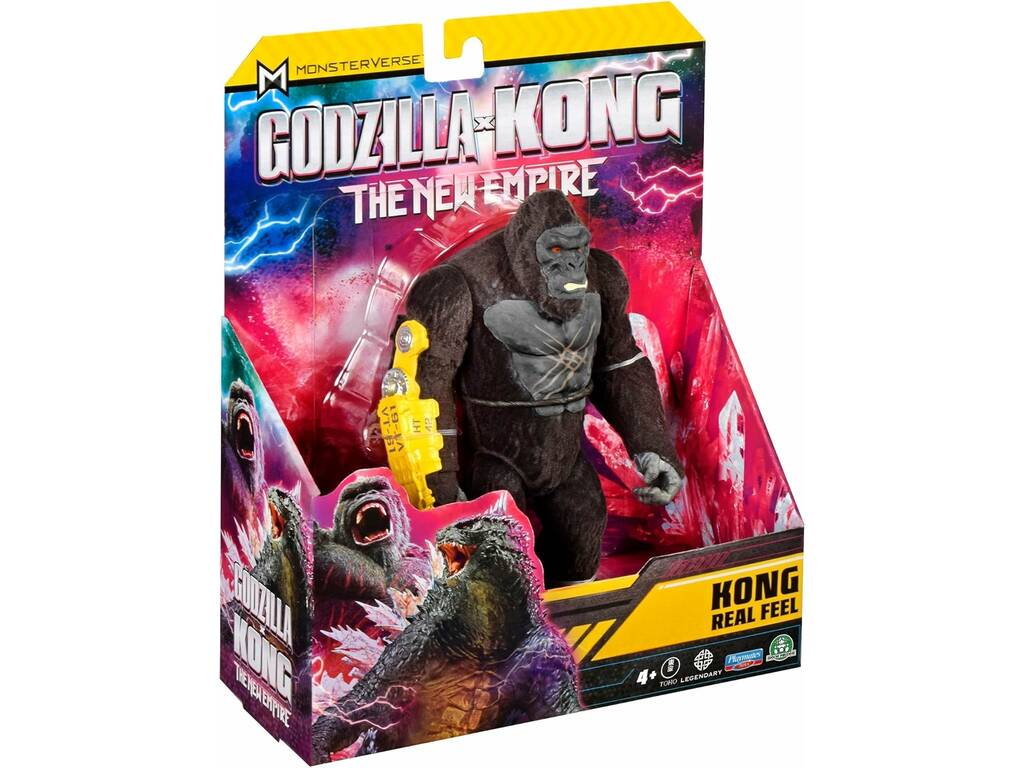 Godzilla x Kong Il Nuovo Impero 15 cm Figura Kong Real Feel