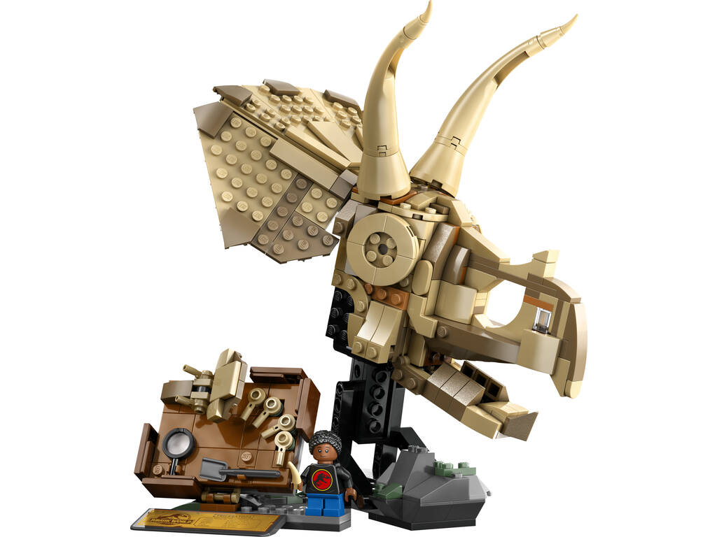 Fossiles de dinosaures Lego Jurassic World : Crâne de tricératops