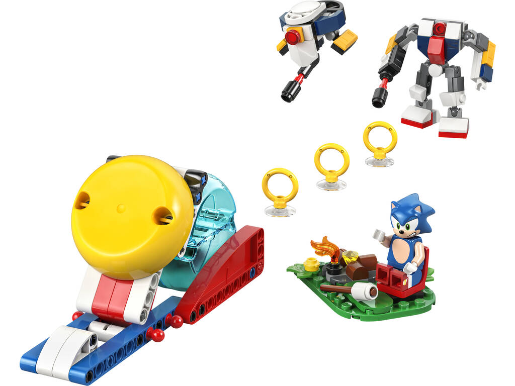 Lego Sonic The Hedgehog Sonic Battle at the Campfire 