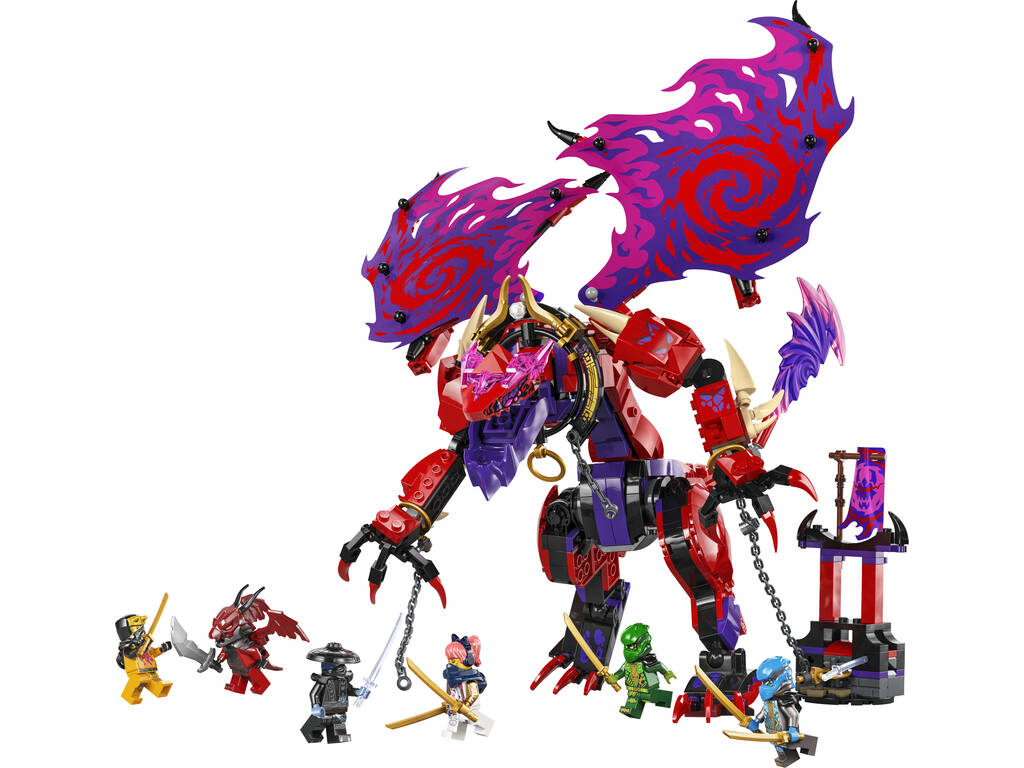 Lego Ninjago Dragons Rising Chaos Dragon : Thundering Fang