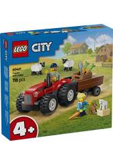 Lego City Tractor Rojo con Remolque y Oveja