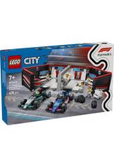 Lego City Formula 1 F1 Garage con Mercedes AMG e Alpine