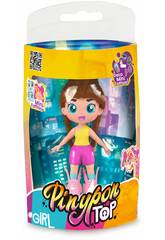 Pinypon Top Girls poupe aux cheveux bruns